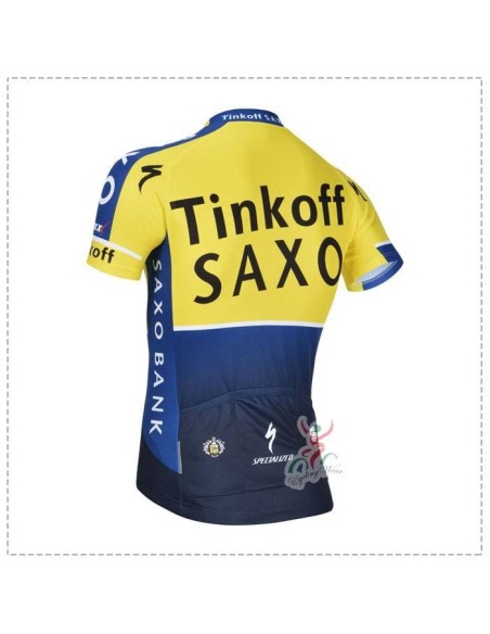 Maillot Ciclista Corto Saxo Bank: Comodidad y Estilo en Cada Pedalada