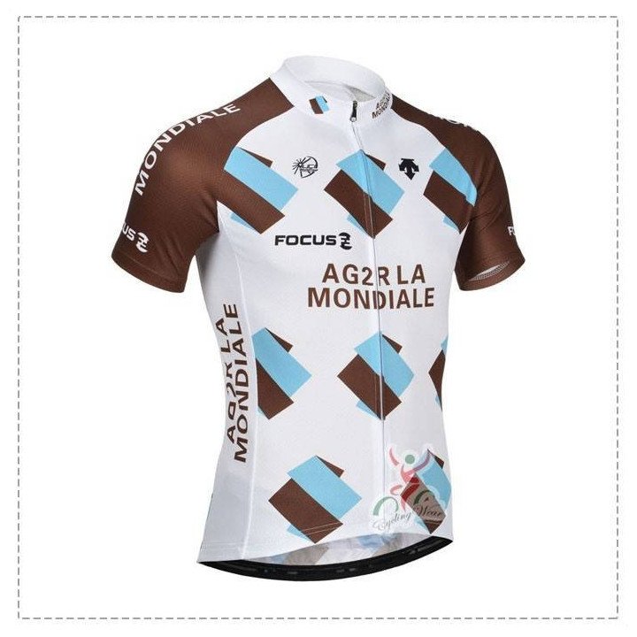 Maillot ciclista corto Agr2: comodidad y estilo para pedalear