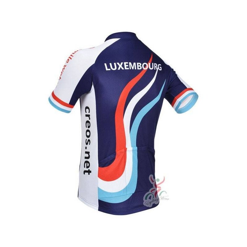 Maillot Ciclista Corto de Luxembourg: Comodidad y Estilo para tus Rutas