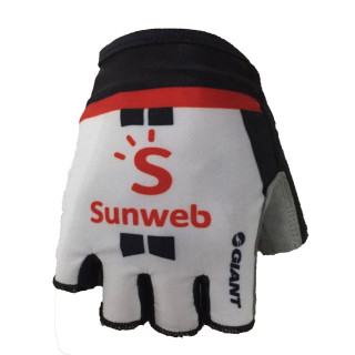 Guantes cortos Sunweb Giant para ciclistas cómodos y seguros