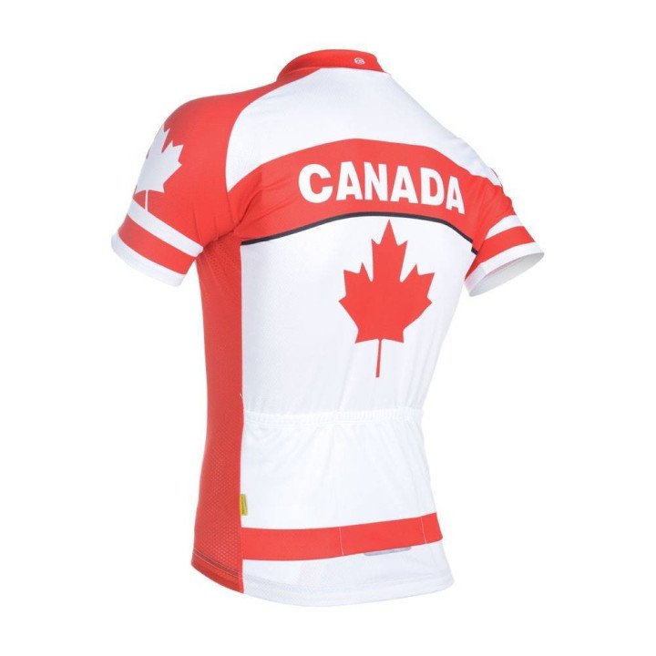 Maillot Ciclista Corto de Canadá para días cómodos y frescos