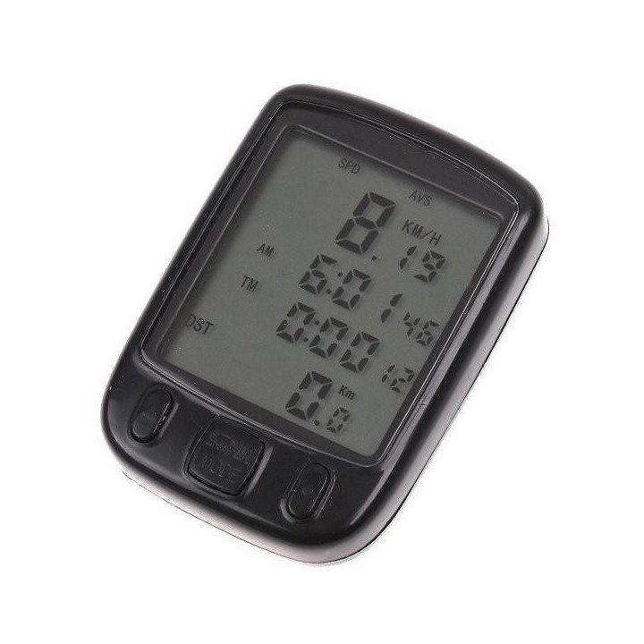 Cuenta kilómetros para bicicleta con 24 funciones útiles y fácil de usar