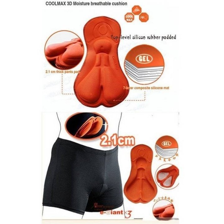 Ropa interior de ciclismo cómoda para hombres