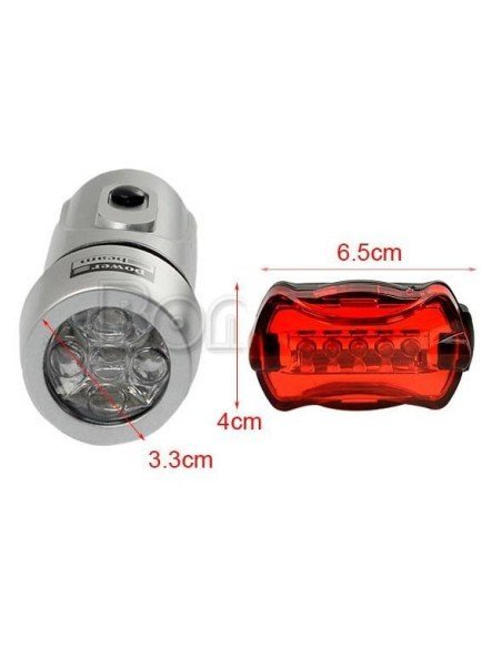 Kit de luces LED para bicicletas: seguridad y estilo en tu paseo