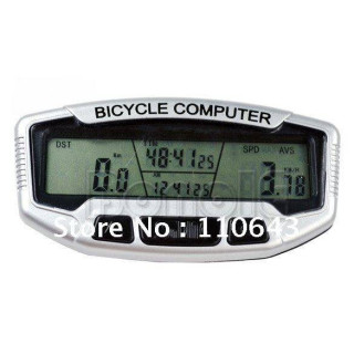 Cuentakilómetros para bicicleta con 28 funciones y pantalla LCD