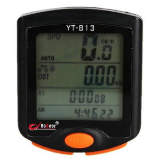 Cuentakilómetros LED para bicicleta con 24 funciones útiles