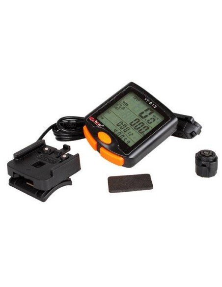 Cuentakilómetros LED para bicicleta con 24 funciones útiles