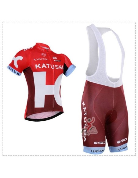 Ropa de ciclismo Katusha para el verano a buen precio