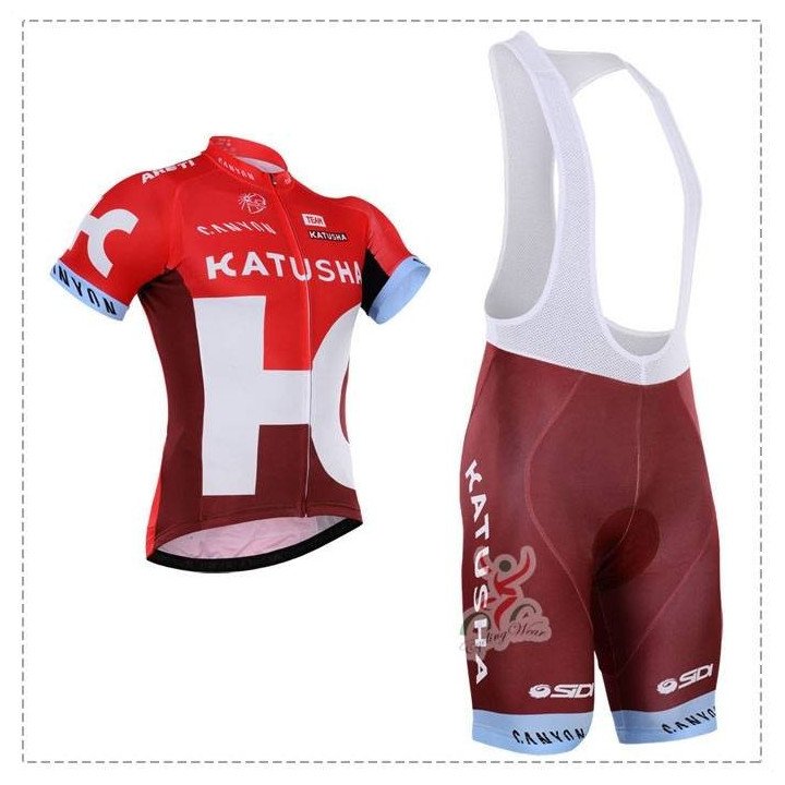 Ropa de ciclismo Katusha para el verano a buen precio