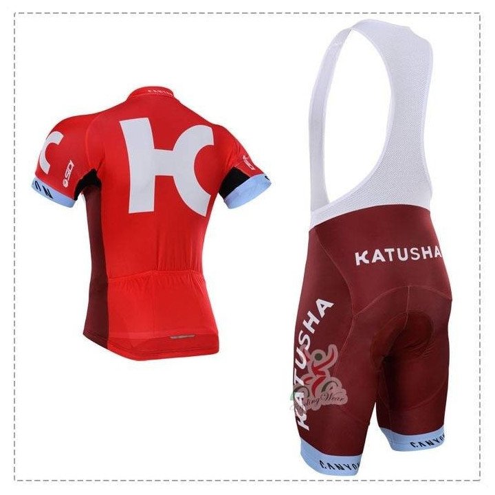 Ropa de ciclismo Katusha para el verano a buen precio