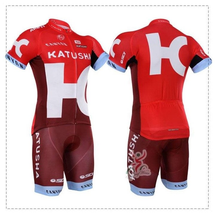 Ropa de ciclismo Katusha para el verano a buen precio