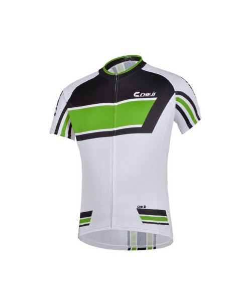 Maillot Ciclista Corto Cheji: Comodidad y Estilo para tus Rutas