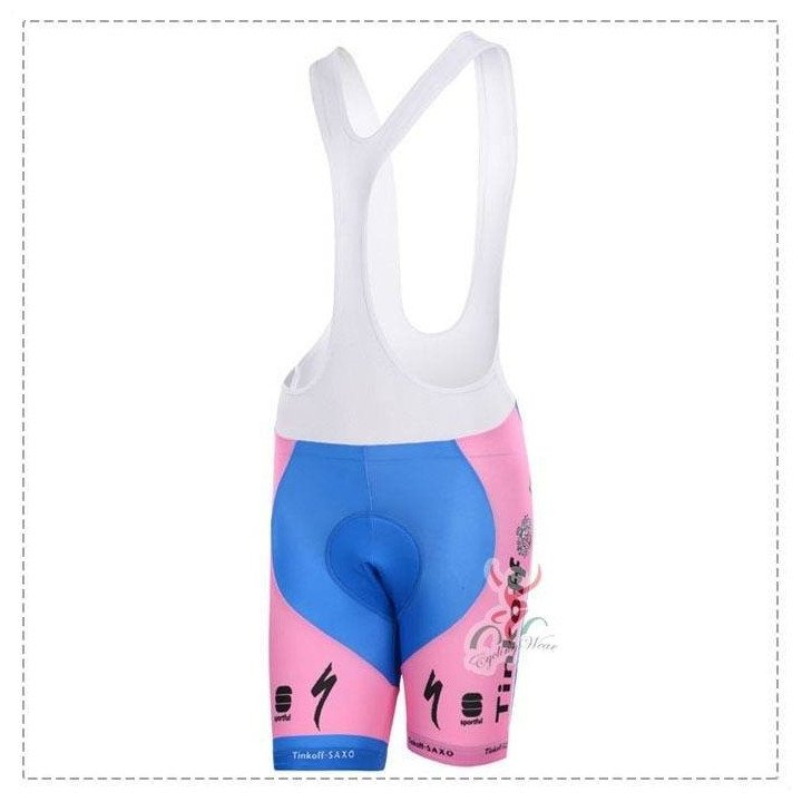 Culotte de ciclismo corto Saxo Bank para un pedaleo cómodo