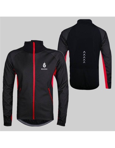 Chaqueta térmica de ciclismo WOLFBIKE: comodidad y estilo en tus rutas