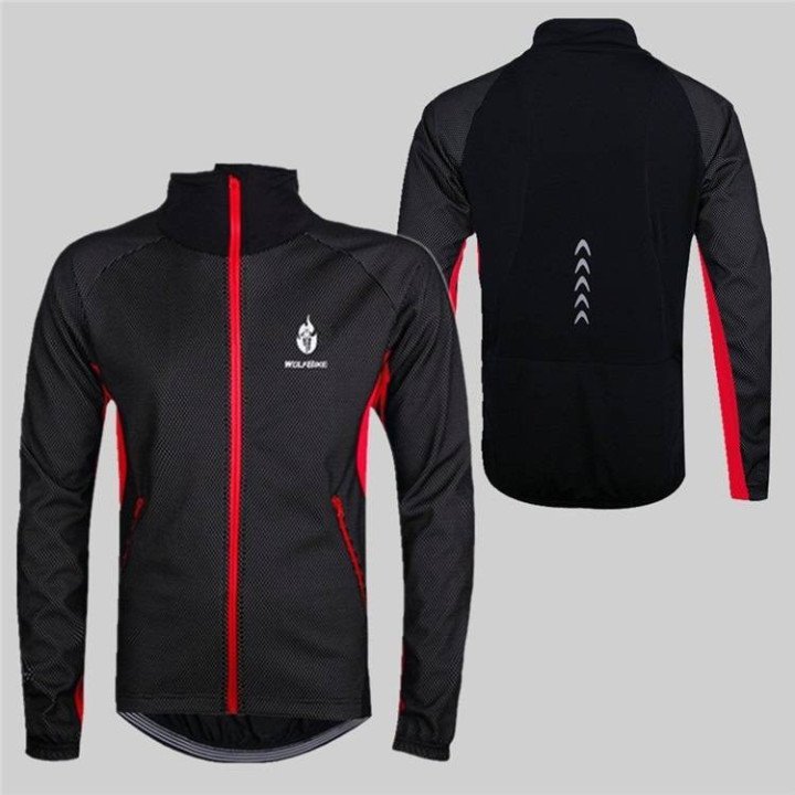 Chaqueta térmica de ciclismo WOLFBIKE: comodidad y estilo en tus rutas