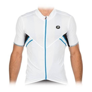 Maillot Ciclista Spiuk Elite para Hombre en Blanco, cómodo y ligero