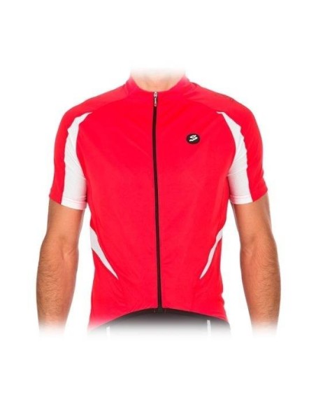 Maillot Ciclista Spiuk Tean Men en Rojo, comodidad y estilo para tus rutas