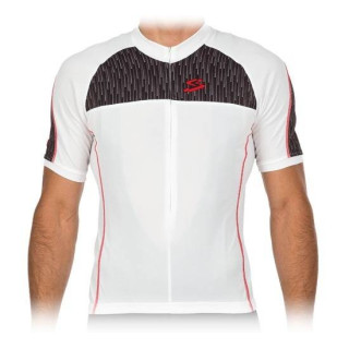 maillot ciclista Spiuk Race para hombres en blanco, comodidad y frescura en cada pedaleada