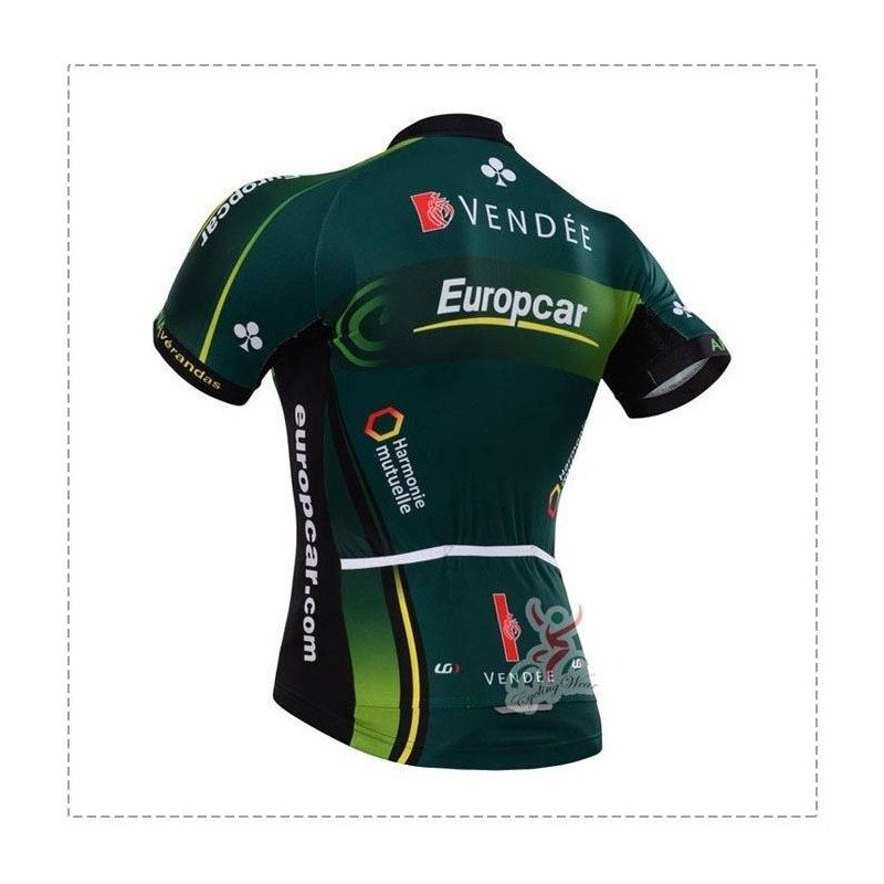 Maillot corto Europcar: comodidad y estilo para tus rutas en bici