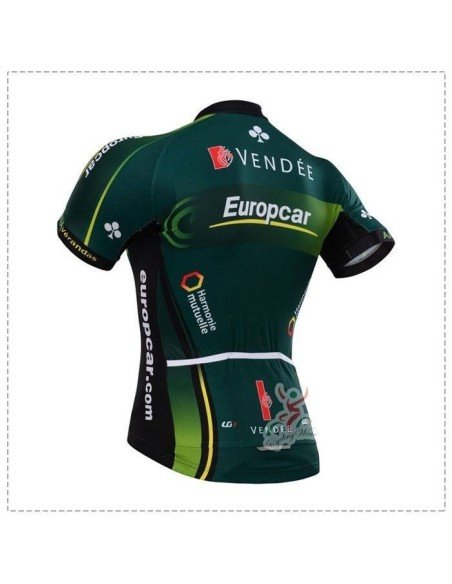 Maillot corto Europcar: comodidad y estilo para tus rutas en bici