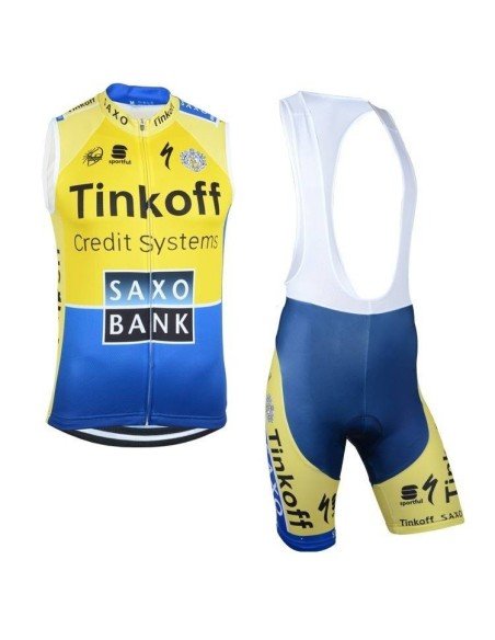 Ropa de Ciclismo Sin Mangas Saxo Bank a Buen Precio en 2023