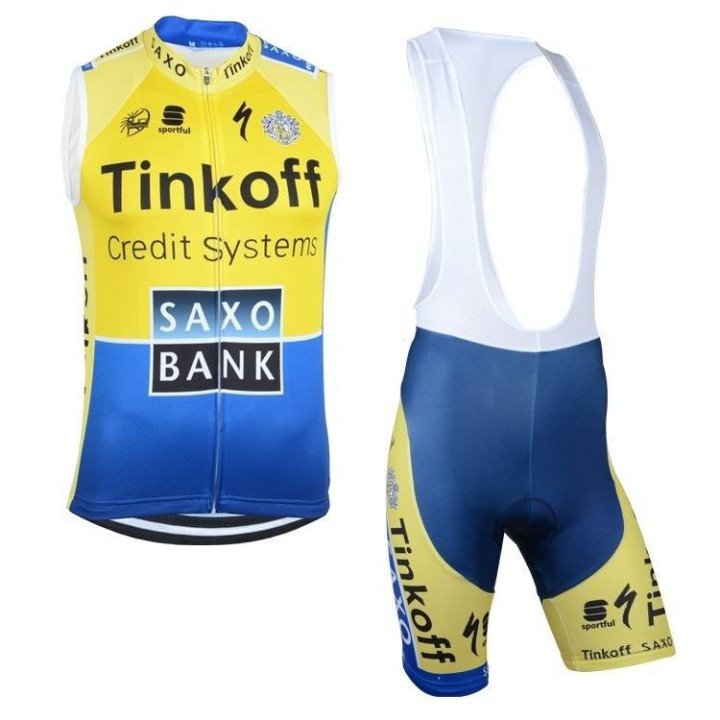 Ropa de Ciclismo Sin Mangas Saxo Bank a Buen Precio en 2023