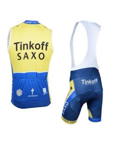 Ropa de Ciclismo Sin Mangas Saxo Bank a Buen Precio en 2023