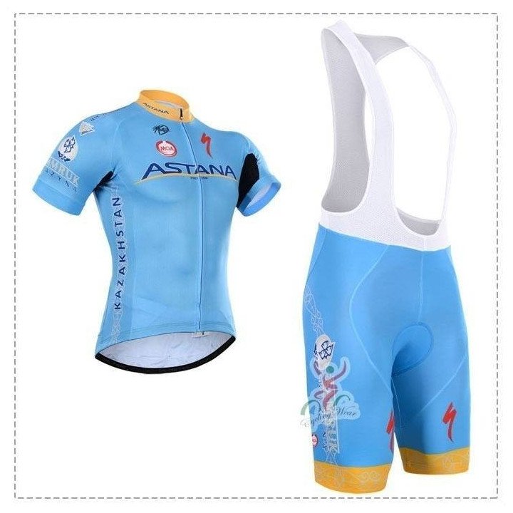 Ropa de ciclismo de verano Astana: elige tu conjunto corto ideal