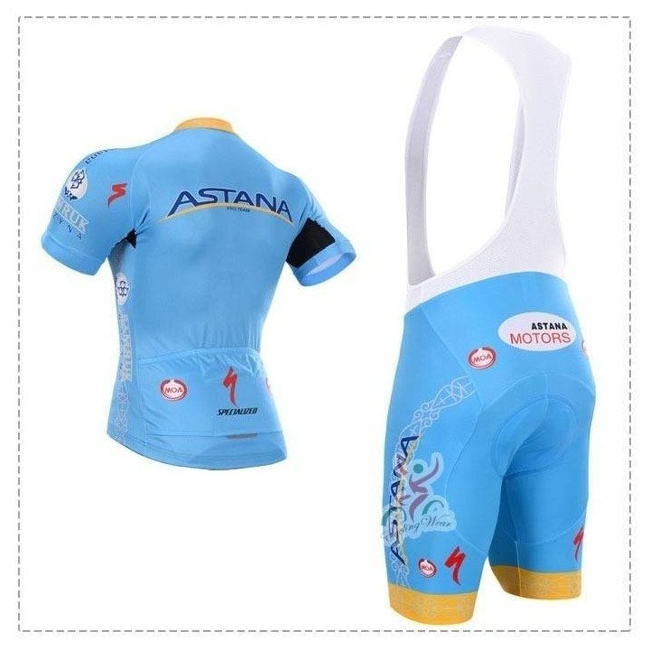 Ropa de ciclismo de verano Astana: elige tu conjunto corto ideal