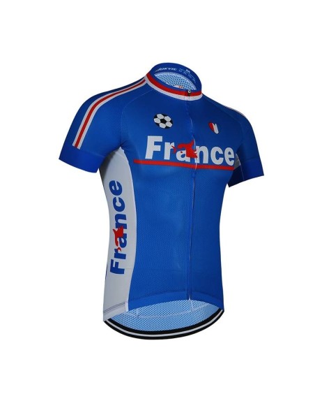 Maillot ciclista de Francia para el mundial, cómodo y fresco