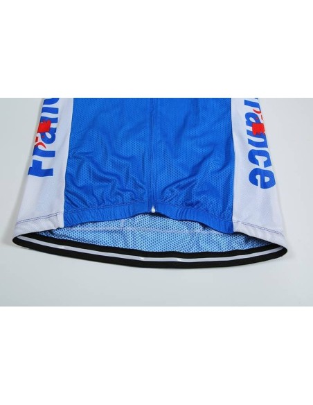 Maillot ciclista de Francia para el mundial, cómodo y fresco