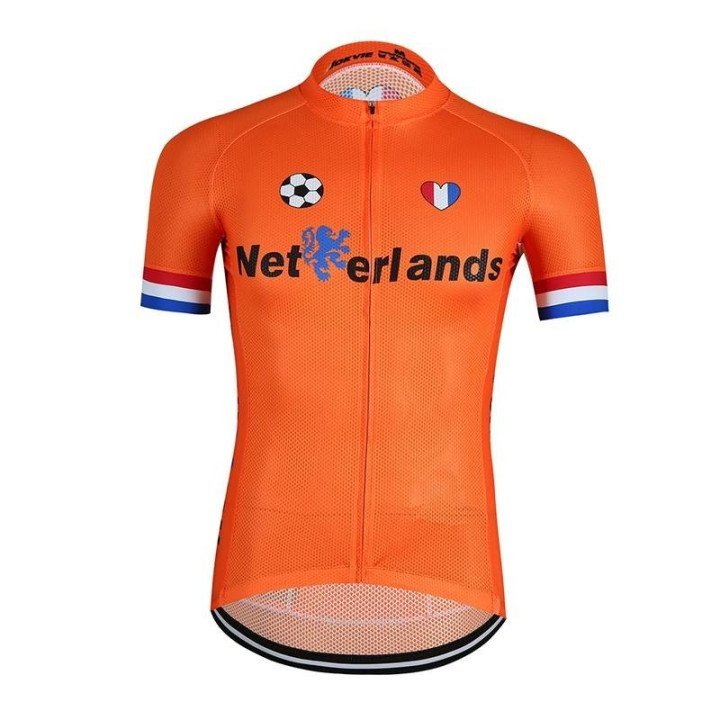 Maillot de ciclismo de Holanda para el Mundial, cómodo y fresco