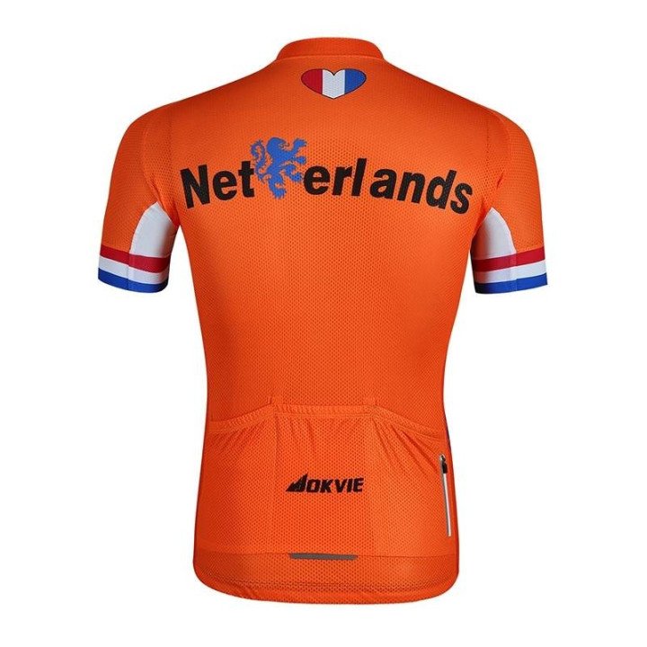 Maillot de ciclismo de Holanda para el Mundial, cómodo y fresco