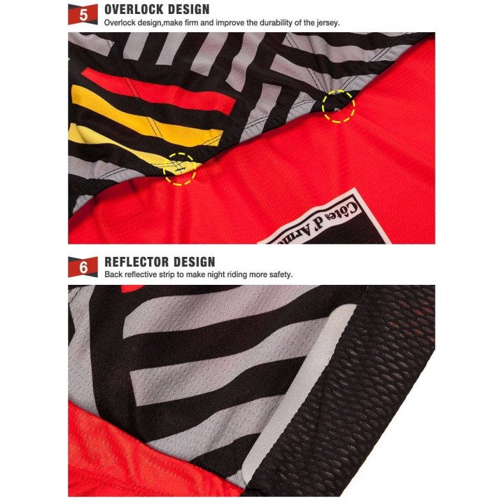 Maillot corto Vital para ciclistas, comodidad y estilo en cada ruta