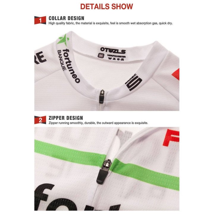 Maillot corto de ciclismo Samsic, comodidad y estilo para tus rutas