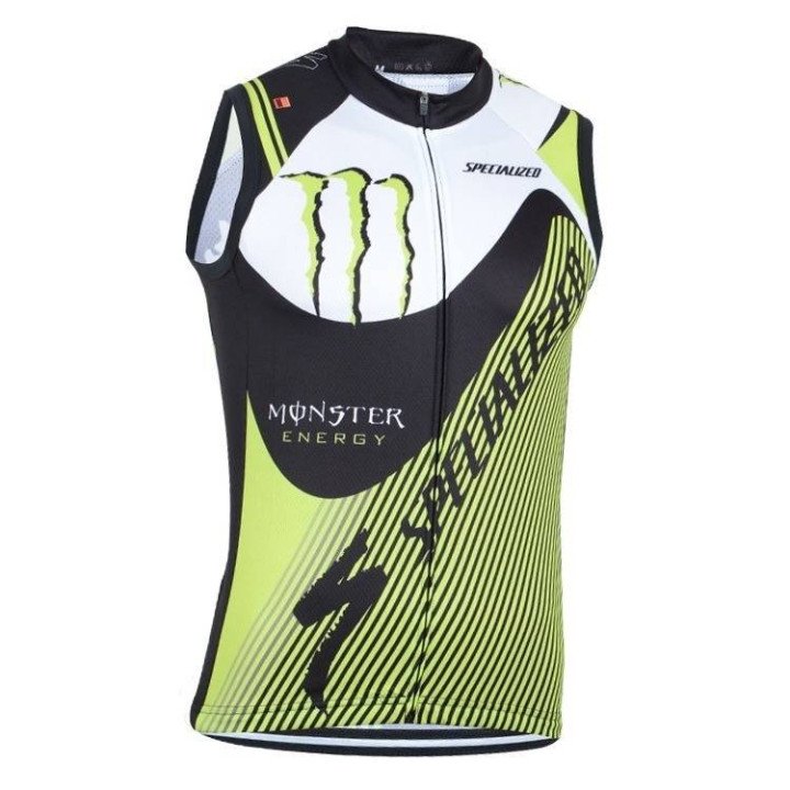 Maillot sin mangas Monster para ciclistas cómodos y frescos