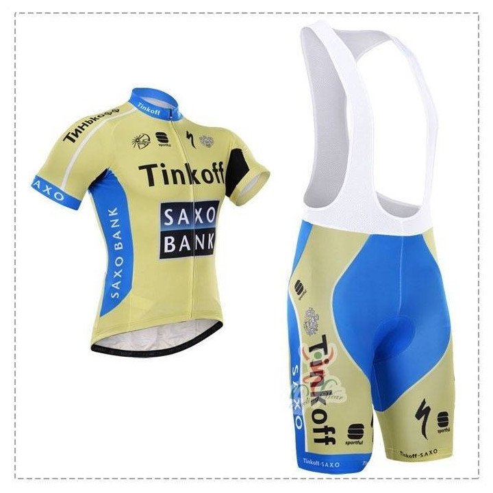 Ropa de Ciclismo de Verano Saxo Bank a Buen Precio