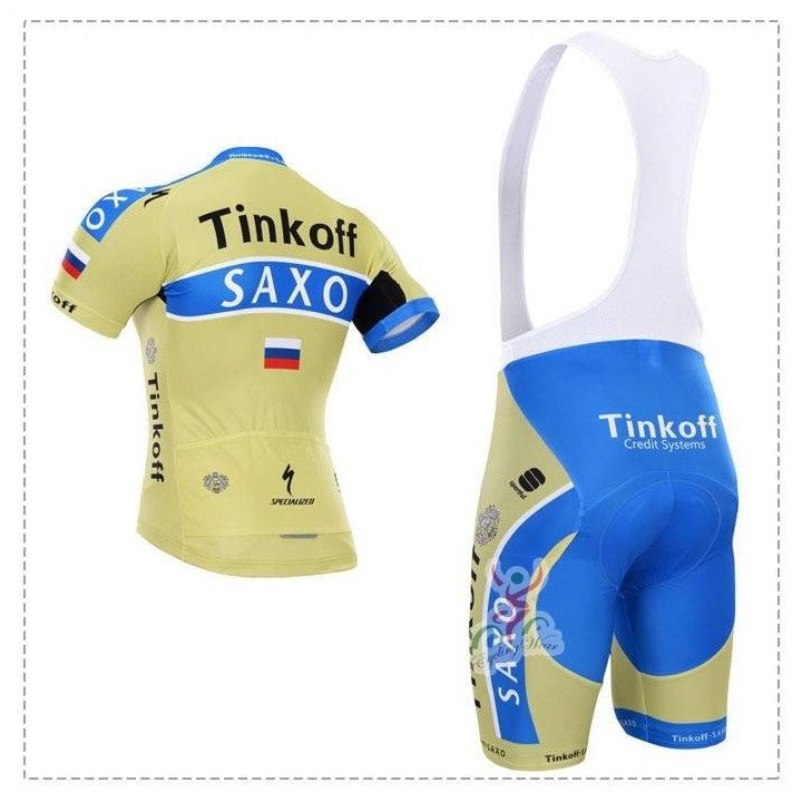 Ropa de Ciclismo de Verano Saxo Bank a Buen Precio