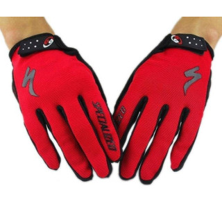 Guantes de ciclismo Specialized en rojo y negro, comodidad y protección para tus manos