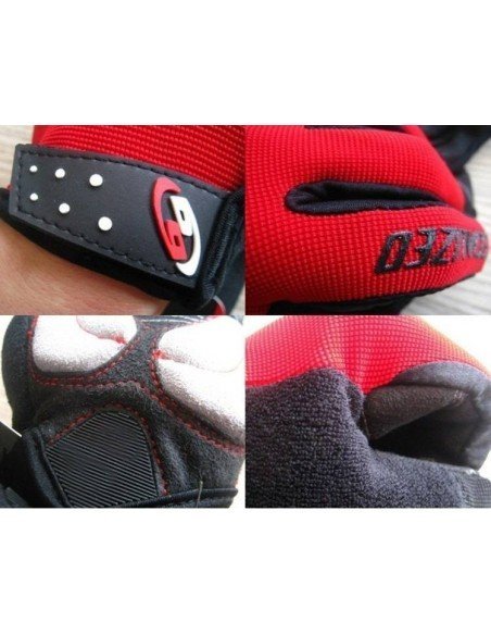 Guantes de ciclismo Specialized en rojo y negro, comodidad y protección para tus manos