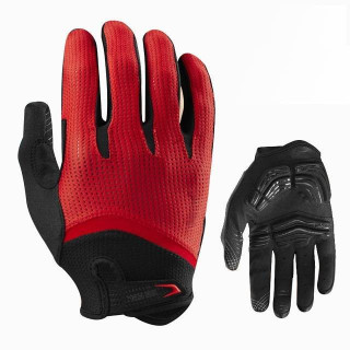 Guantes de ciclismo Specialized en negro y rojo: comodidad y protección para tus manos