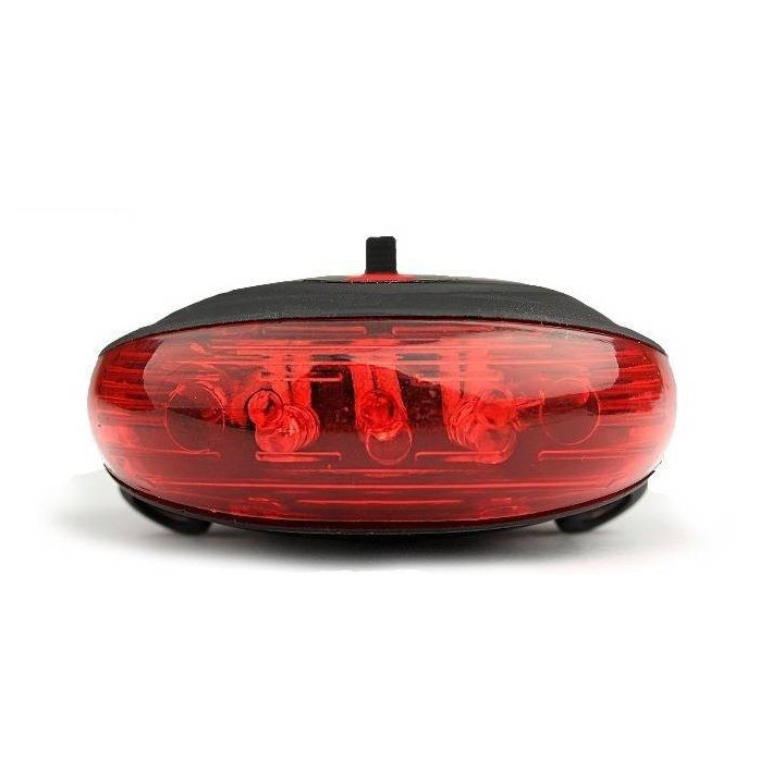 Linterna LED CREE XM-L T6 de 1800 lúmenes con luz trasera para bicicleta y 7 modos de iluminación