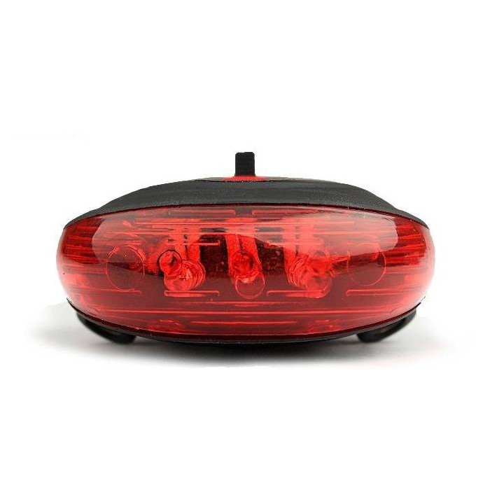 Linterna LED CREE XM-L T6 1800 lúmenes y luz trasera para bici con 7 modos