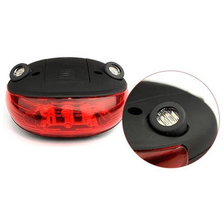 Linterna LED CREE XM-L T6 1800 lúmenes y luz trasera para bici con 7 modos