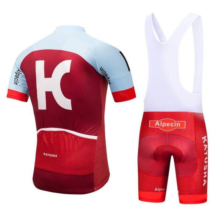 Ropa de ciclismo de verano Katusha Alpecin para disfrutar en la bici