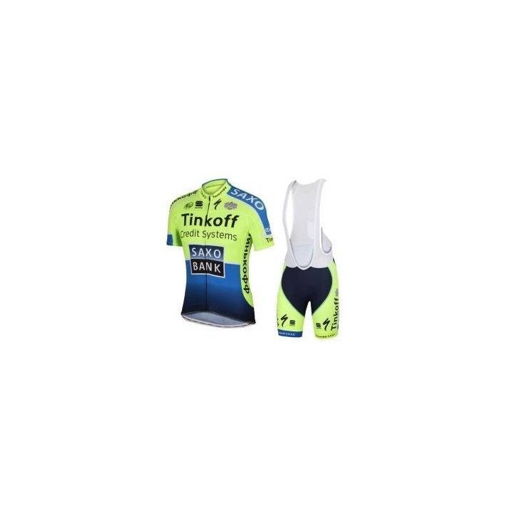 Ropa de ciclismo de verano Saxo Bank a buen precio para disfrutar tus paseos