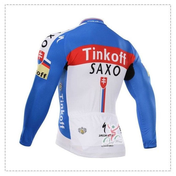 Maillot Ciclista Largo Saxo Bank: Comodidad y Estilo para tus Rutas