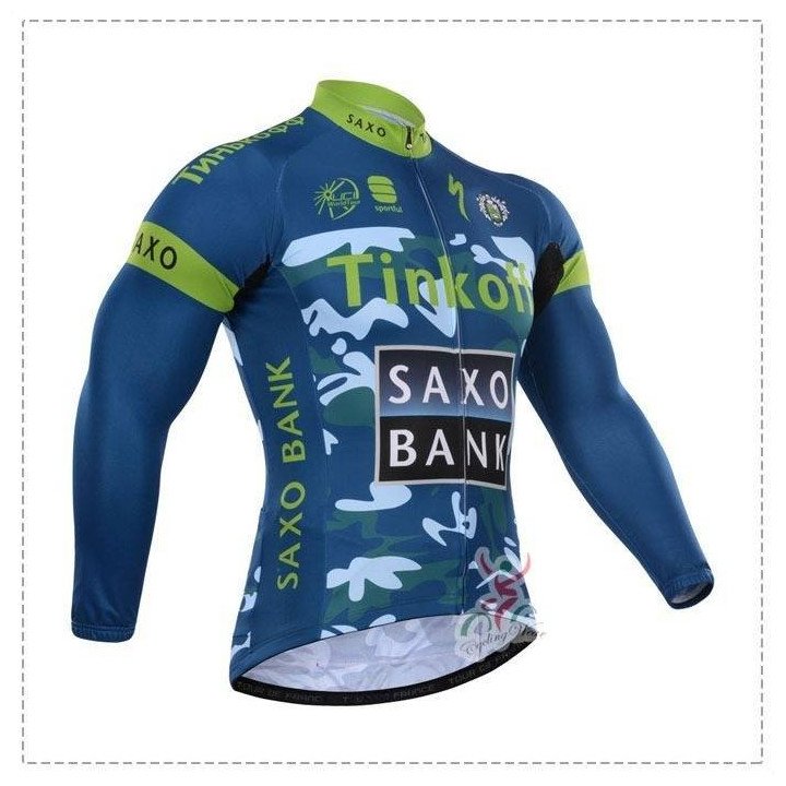 Maillot Ciclista Largo Saxo Bank: Comodidad y Estilo para tus Rutas