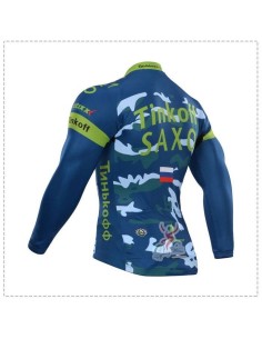 Maillot Ciclista Largo Saxo Bank: Comodidad y Estilo para tus Rutas 2