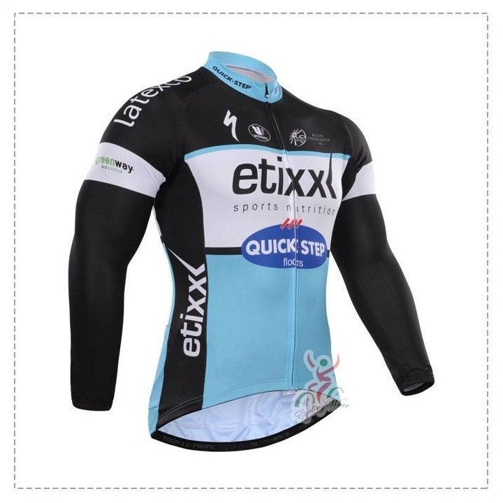Maillot Ciclista Largo Quick Step para tus rutas más cómodas